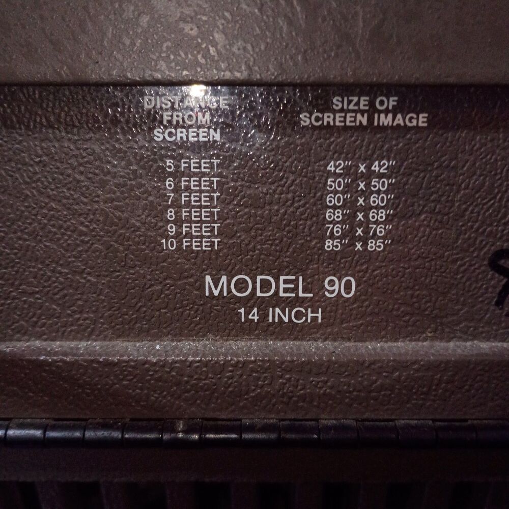 Adjustable Buhl Overhead Projector Model 90 with Bulb, 14” Tested & Works Great! - Picture 4 of 4